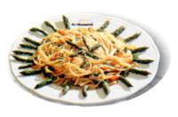 Wild asparagus with noodles